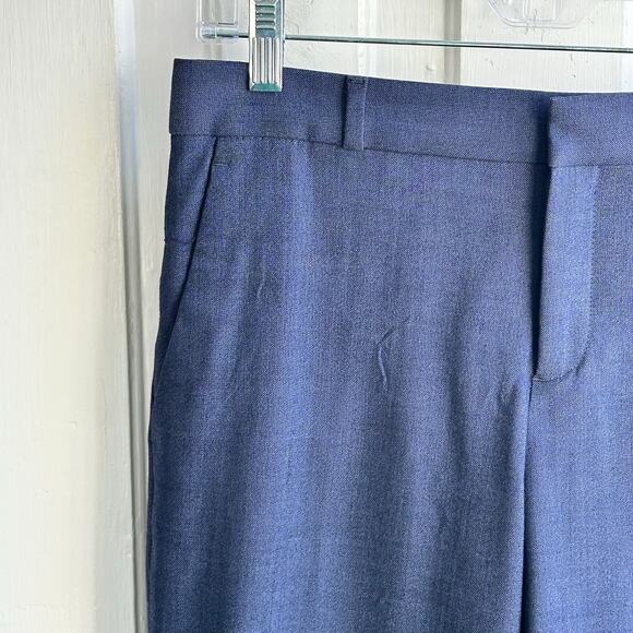 Banana Republic Logan Fit Wool Trousers Navy NWT - Picture 3 of 10